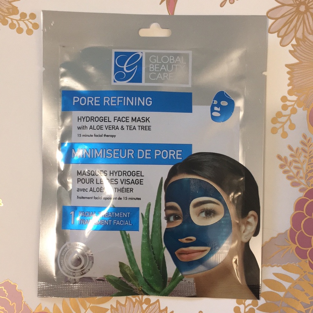 PORE REFINING HYDROGEL FACE MASK W/Aloe & tee tree